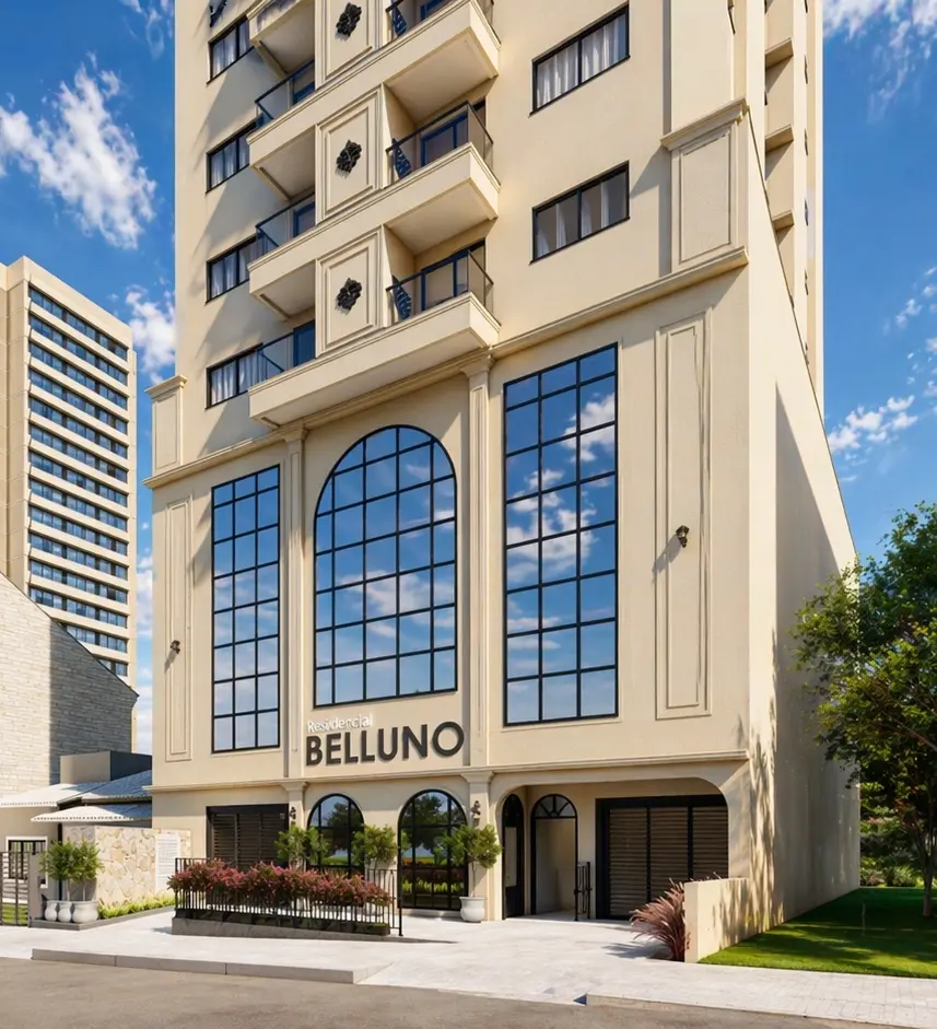 Fachada do Residencial Belluno em Chapecó
