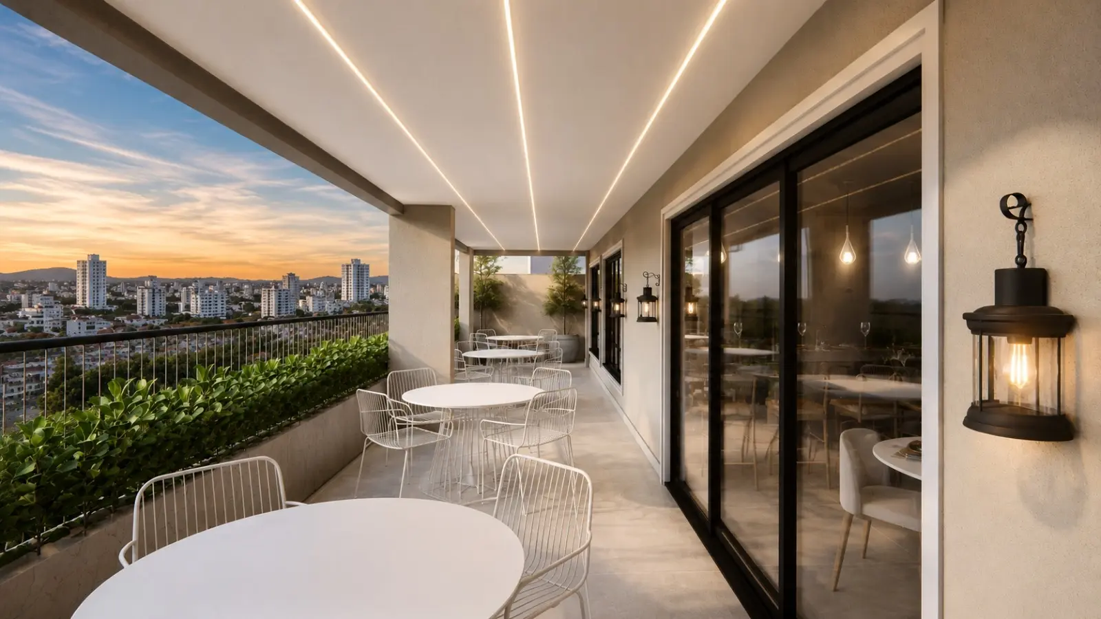 Varanda gourmet do Residencial Belluno
